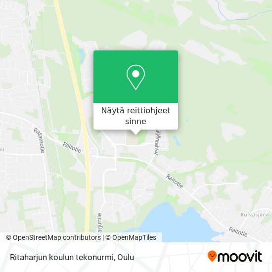 Kuinka päästä kohteeseen Ritaharjun koulun tekonurmi paikassa Oulu  kulkuvälineellä Bussi?