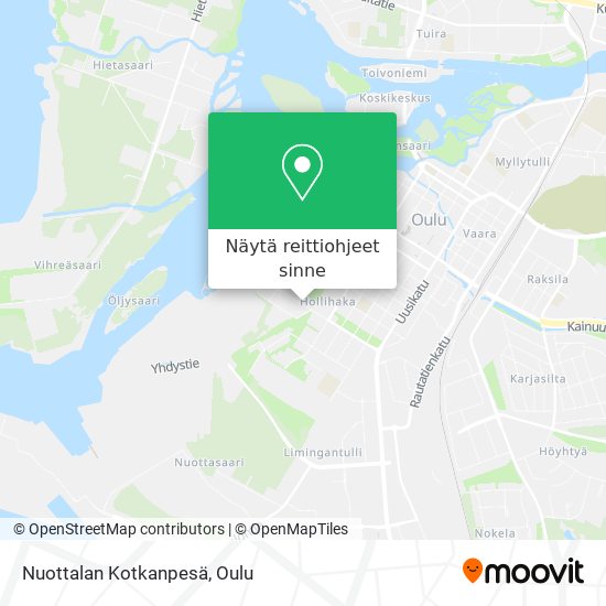 Nuottalan Kotkanpesä kartta