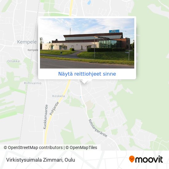 Virkistysuimala Zimmari kartta