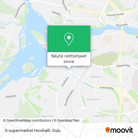 K-supermarket Hovihalli kartta