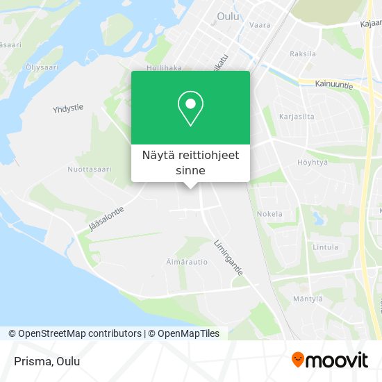 Kuinka päästä kohteeseen Prisma paikassa Oulu kulkuvälineellä Bussi?