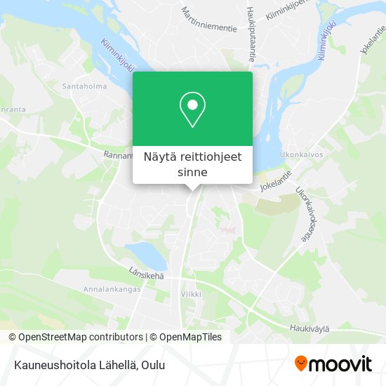 Kauneushoitola Lähellä kartta