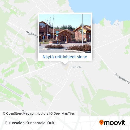 Oulunsalon Kunnantalo kartta