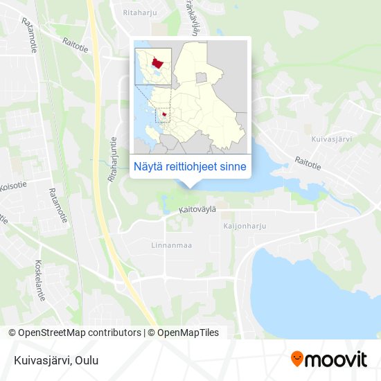 Kuinka päästä kohteeseen Kuivasjärvi paikassa Oulu kulkuvälineellä Bussi?