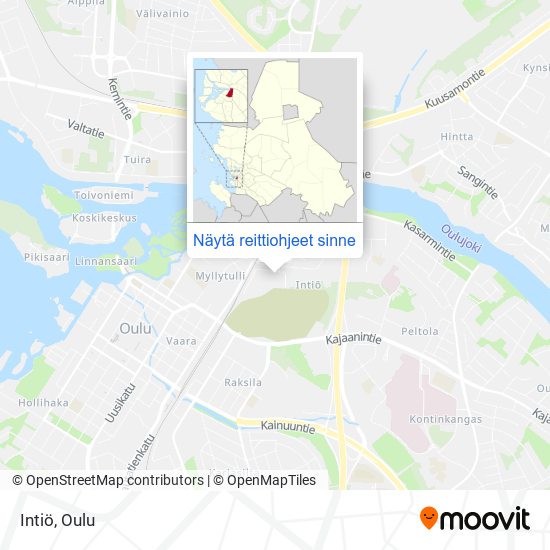 Intiö kartta