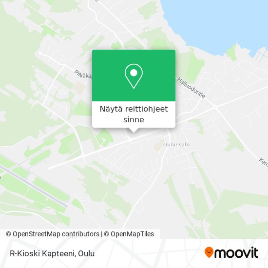 R-Kioski Kapteeni kartta