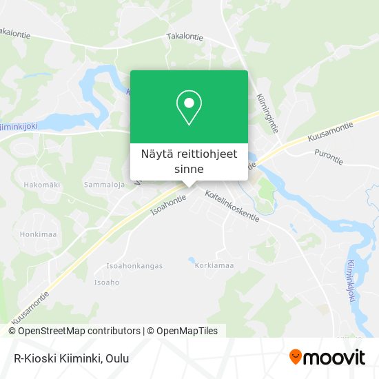 R-Kioski Kiiminki kartta