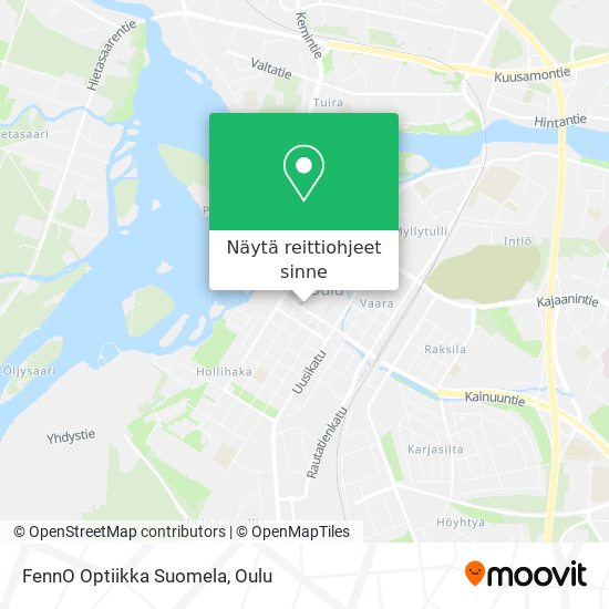 FennO Optiikka Suomela kartta