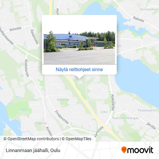 Kuinka päästä kohteeseen Linnanmaan jäähalli paikassa Oulu kulkuvälineellä  Bussi?