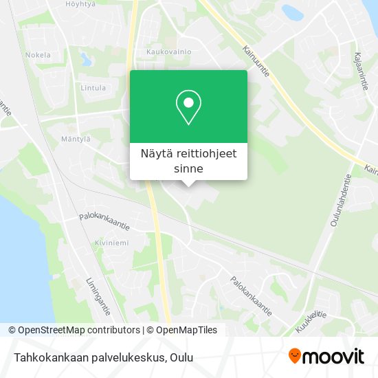 Tahkokankaan palvelukeskus kartta