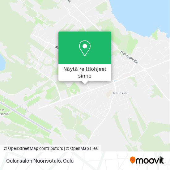 Oulunsalon Nuorisotalo kartta