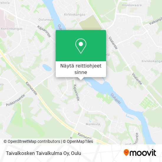 Taivalkosken Taivalkulma Oy kartta