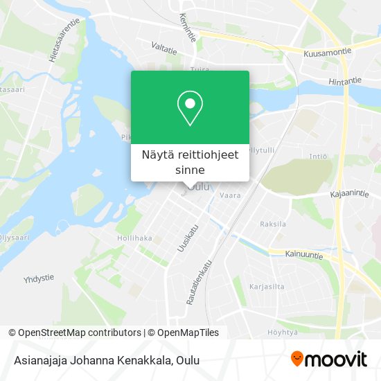 Asianajaja Johanna Kenakkala kartta