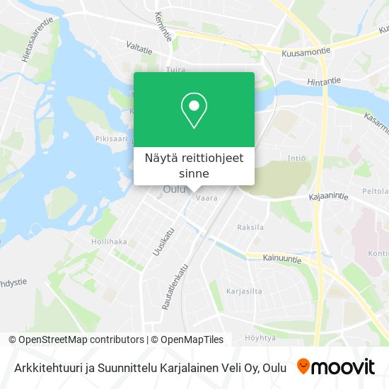Arkkitehtuuri ja Suunnittelu Karjalainen Veli Oy kartta