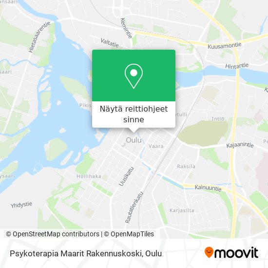 Psykoterapia Maarit Rakennuskoski kartta