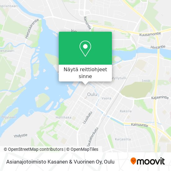 Asianajotoimisto Kasanen & Vuorinen Oy kartta