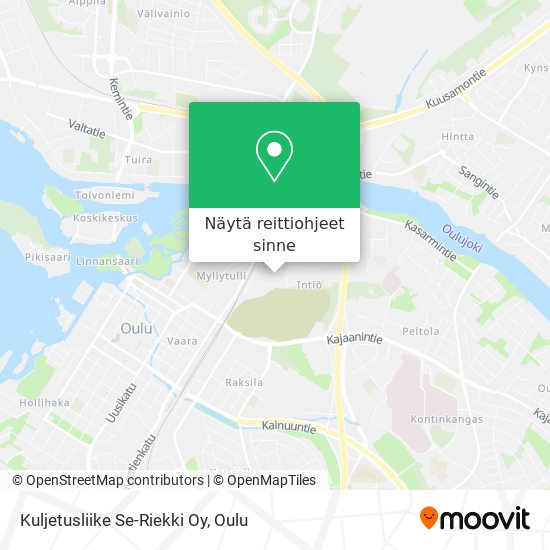 Kuljetusliike Se-Riekki Oy kartta