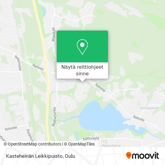 Kasteheinän Leikkipuisto kartta
