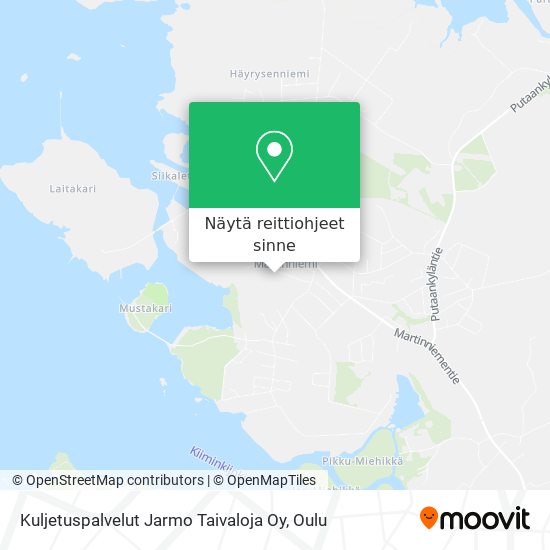 Kuljetuspalvelut Jarmo Taivaloja Oy kartta
