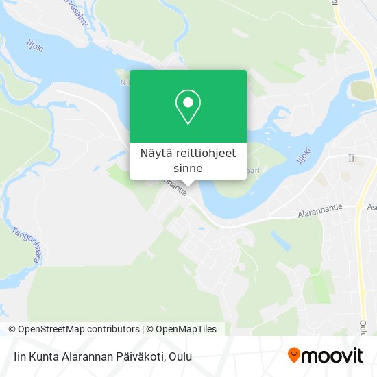 Iin Kunta Alarannan Päiväkoti kartta