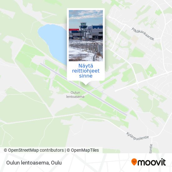 Kuinka päästä kohteeseen Oulun lentoasema paikassa Oulunsalo  kulkuvälineellä Bussi?
