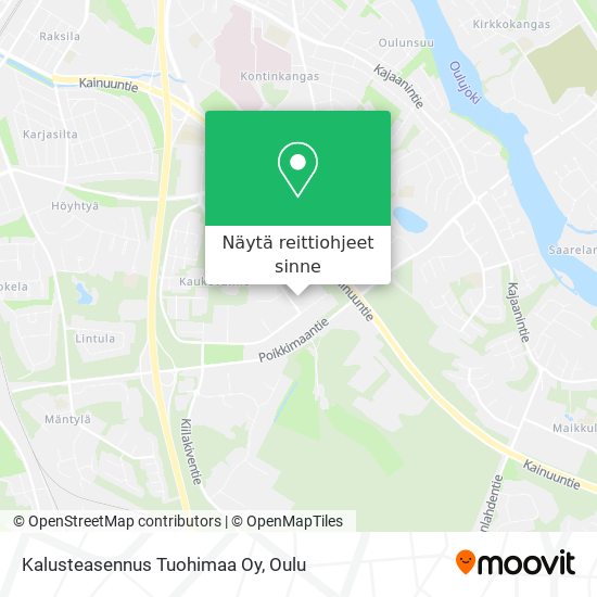 Kalusteasennus Tuohimaa Oy kartta