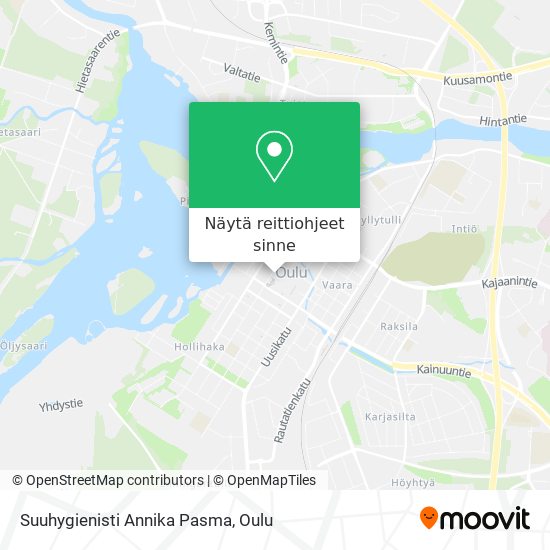 Suuhygienisti Annika Pasma kartta