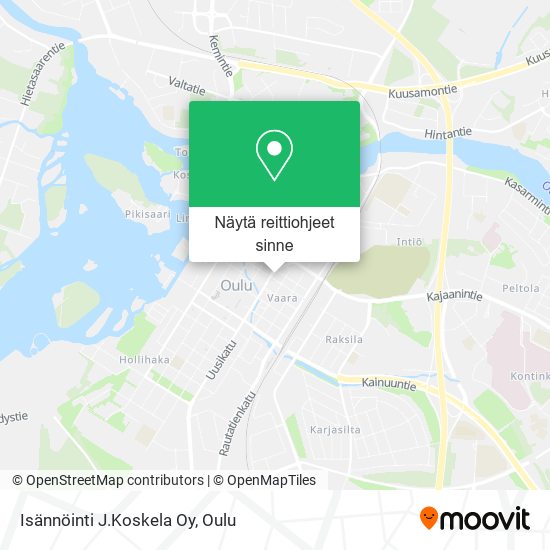 Isännöinti J.Koskela Oy kartta