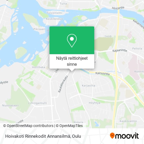 Hoivakoti Rinnekodit Annansilmä kartta