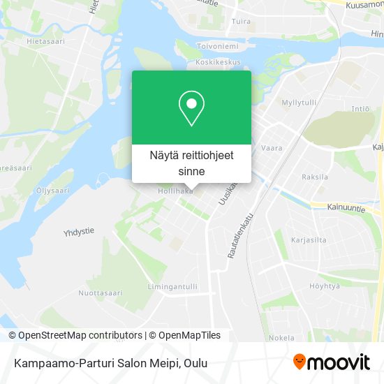 Kampaamo-Parturi Salon Meipi kartta