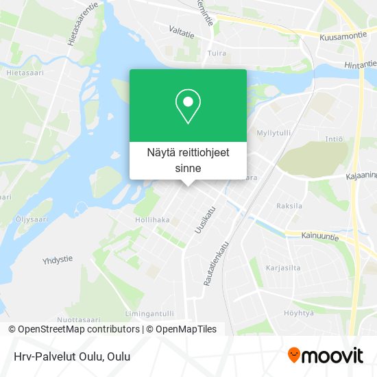 Hrv-Palvelut Oulu kartta