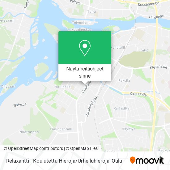 Relaxantti - Koulutettu Hieroja / Urheiluhieroja kartta