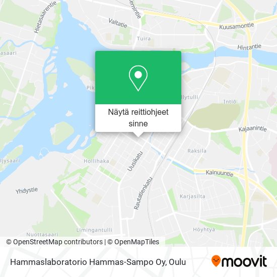 Hammaslaboratorio Hammas-Sampo Oy kartta