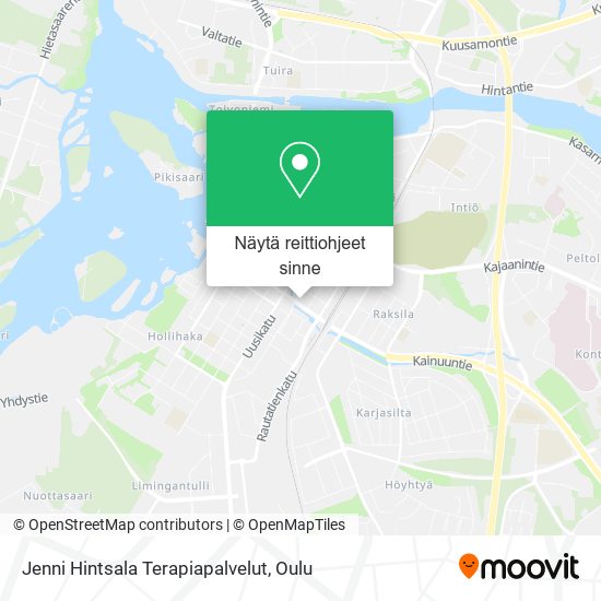 Jenni Hintsala Terapiapalvelut kartta