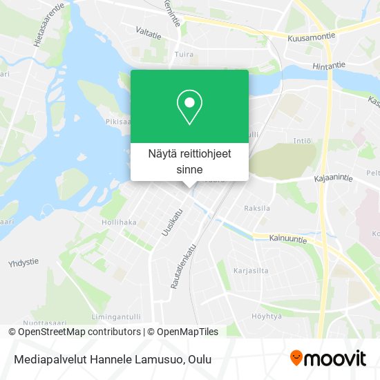 Mediapalvelut Hannele Lamusuo kartta