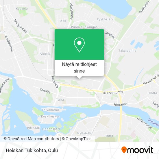 Heiskan Tukikohta kartta