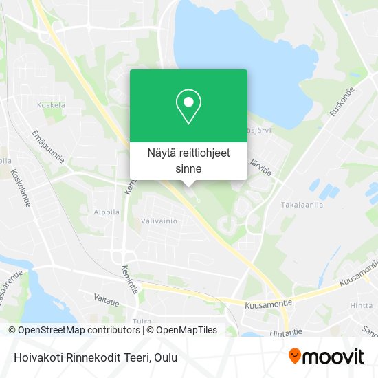 Hoivakoti Rinnekodit Teeri kartta