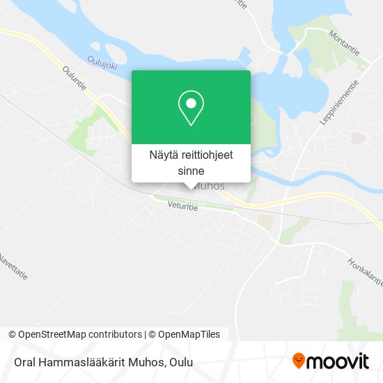 Oral Hammaslääkärit Muhos kartta