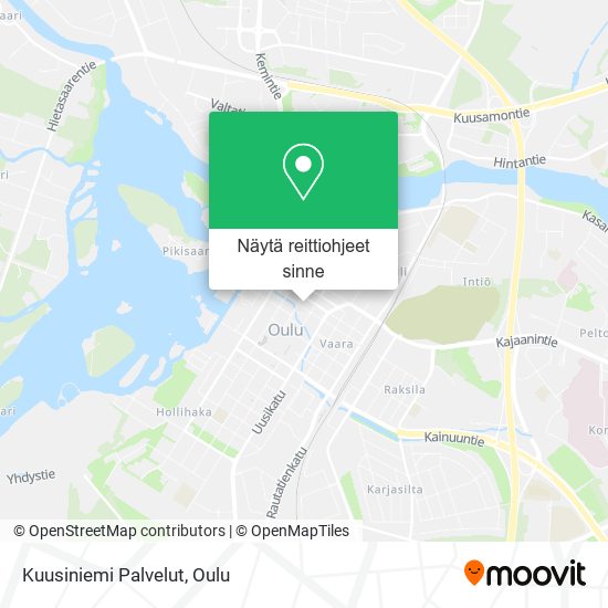 Kuusiniemi Palvelut kartta