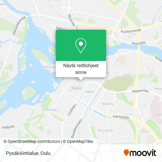 Pysäköintialue kartta