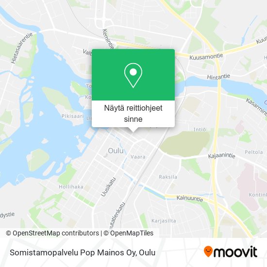 Somistamopalvelu Pop Mainos Oy kartta