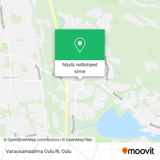 Varaosamaailma Oulu Ri kartta