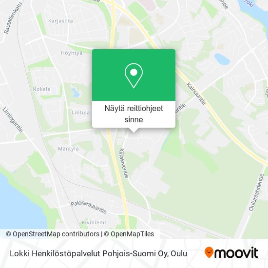 Lokki Henkilöstöpalvelut Pohjois-Suomi Oy kartta