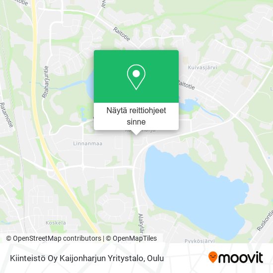 Kiinteistö Oy Kaijonharjun Yritystalo kartta