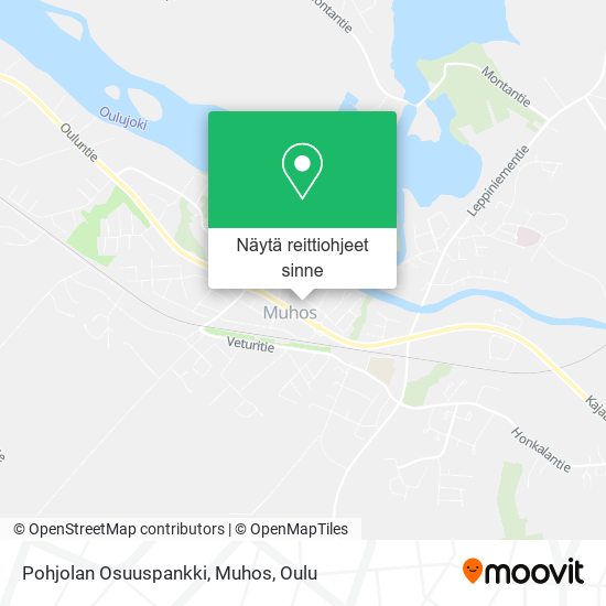 Pohjolan Osuuspankki, Muhos kartta