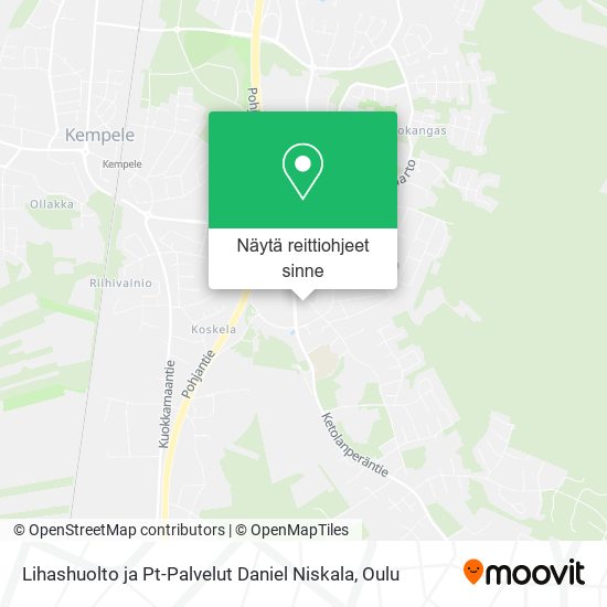 Lihashuolto ja Pt-Palvelut Daniel Niskala kartta