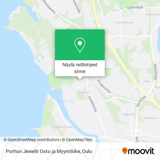 Porhon Jewelit Osto ja Myyntiliike kartta