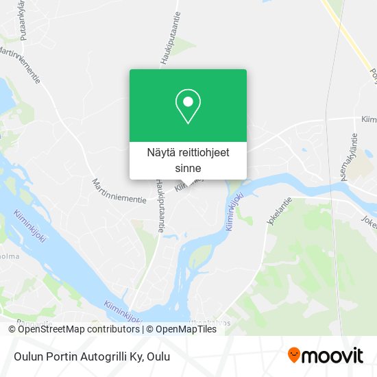 Oulun Portin Autogrilli Ky kartta