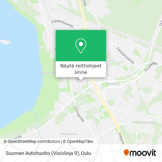 Suomen Autohuolto (Visiolinja 9) kartta