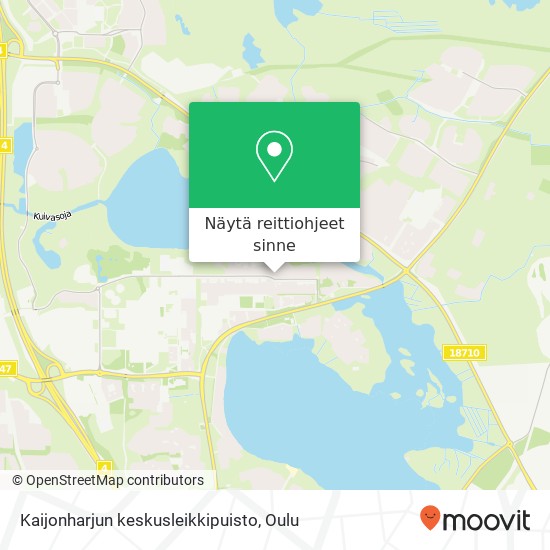 Kaijonharjun keskusleikkipuisto kartta